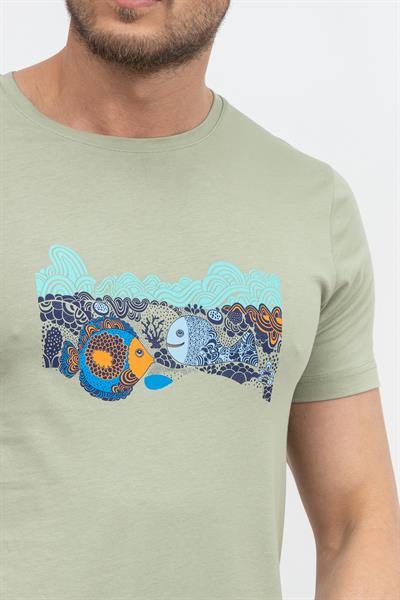 Stamatis Erkek Bisiklet Yaka T-Shirt