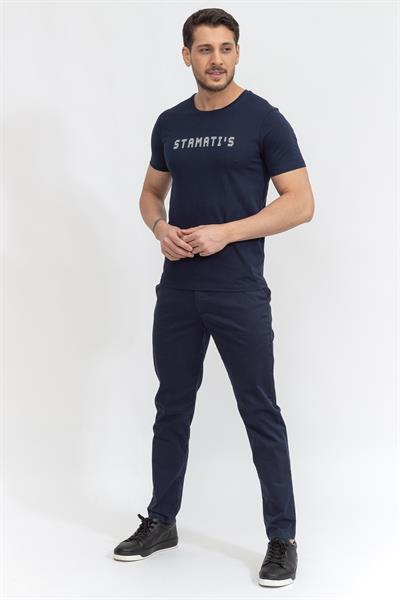 Stamatis Erkek Bisiklet Yaka T-Shirt