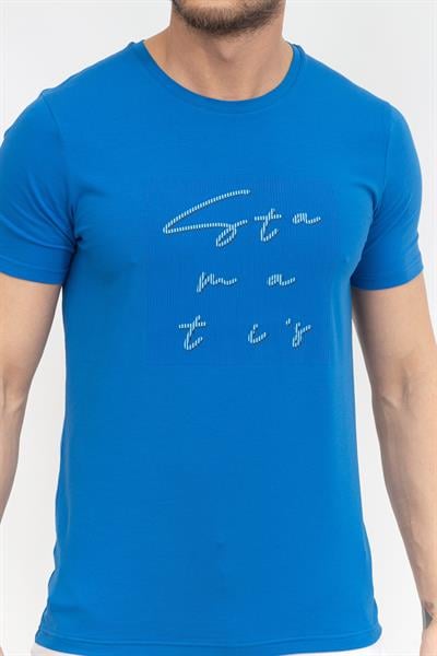 Stamatis Erkek Bisiklet Yaka T-Shirt