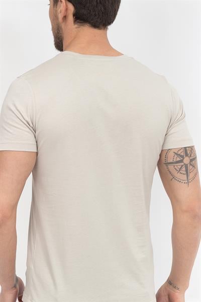 Stamatis Erkek Bisiklet Yaka T-Shirt