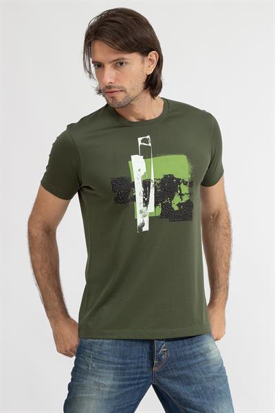 Stamatis Erkek Bisiklet Yaka T-Shirt