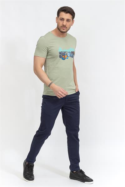 Stamatis Erkek Bisiklet Yaka T-Shirt