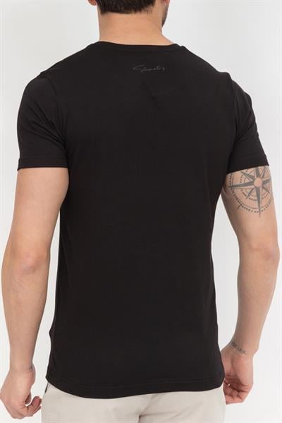 Stamatis Erkek Bisiklet Yaka T-Shirt