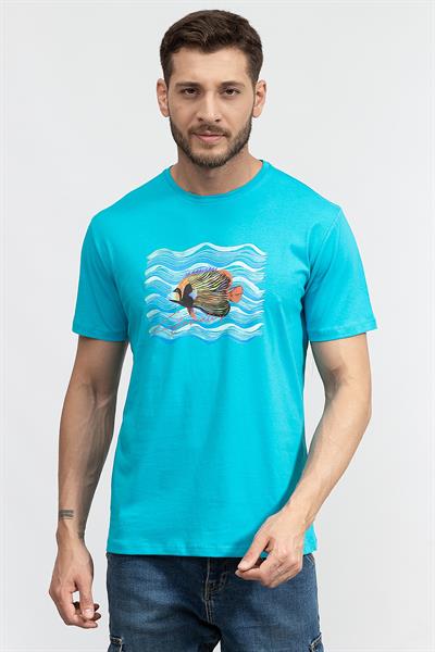 Stamatis Erkek Bisiklet Yaka T-Shirt