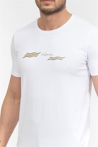 Stamatis Erkek Bisiklet Yaka T-Shirt