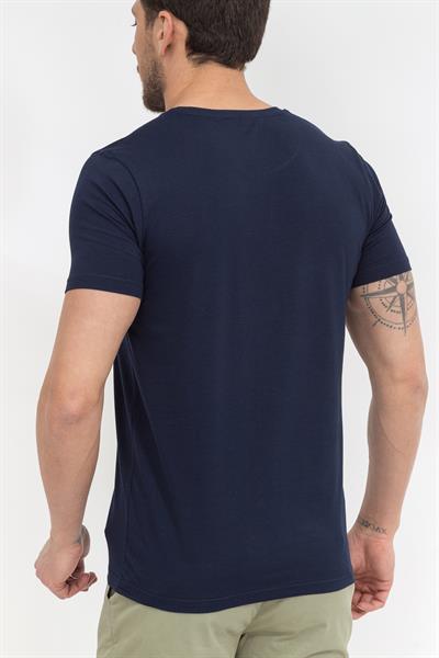 Stamatis Erkek Bisiklet Yaka T-Shirt