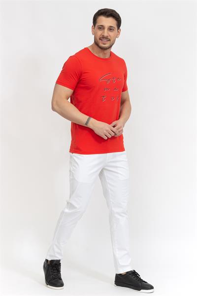 Stamatis Erkek Bisiklet Yaka T-Shirt