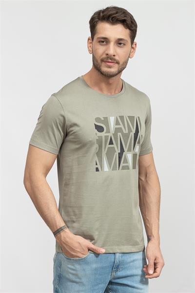 Stamatis Erkek Bisiklet Yaka T-Shirt