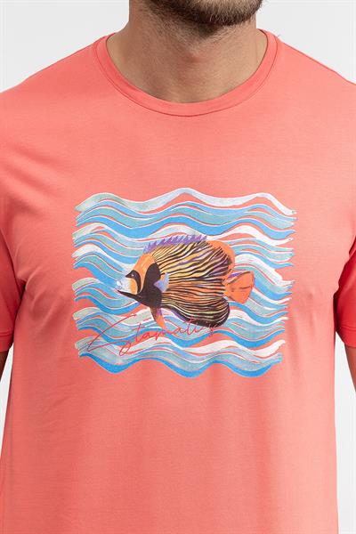 Stamatis Erkek Bisiklet Yaka T-Shirt