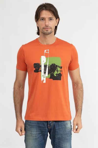 Stamatis Erkek Bisiklet Yaka T-Shirt