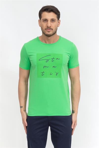 Stamatis Erkek Bisiklet Yaka T-Shirt