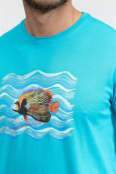 Stamatis Erkek Bisiklet Yaka T-Shirt