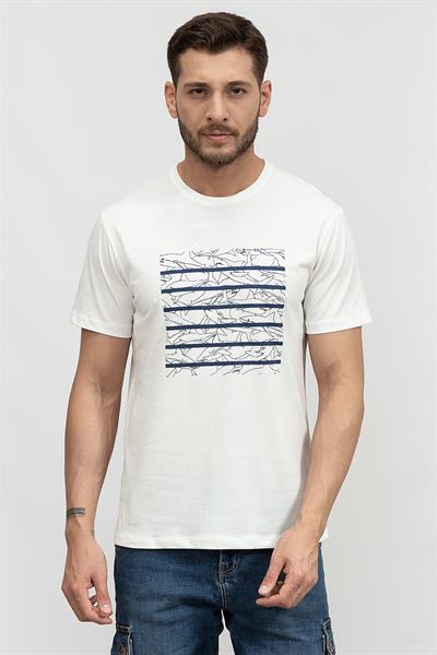 Stamatis Erkek Bisiklet Yaka T-Shirt