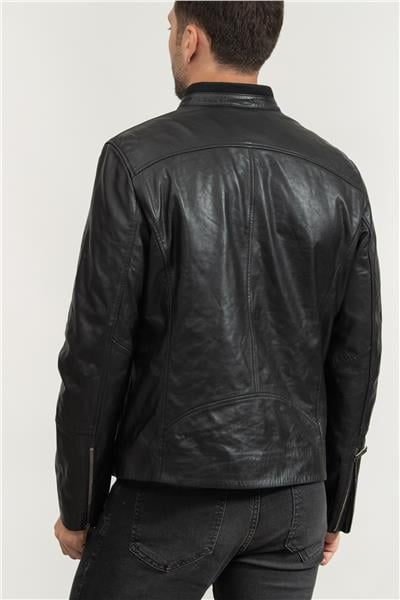 Stamatis Erkek Deri Mont