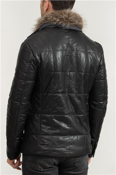 Stamatis Erkek Deri Mont