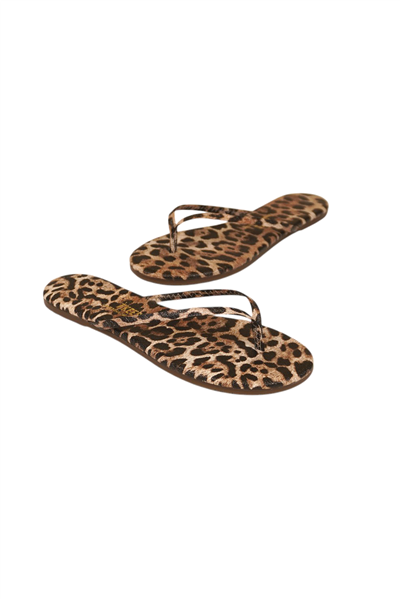 Tkees Kadın LeoparIı Klasik Terlik
