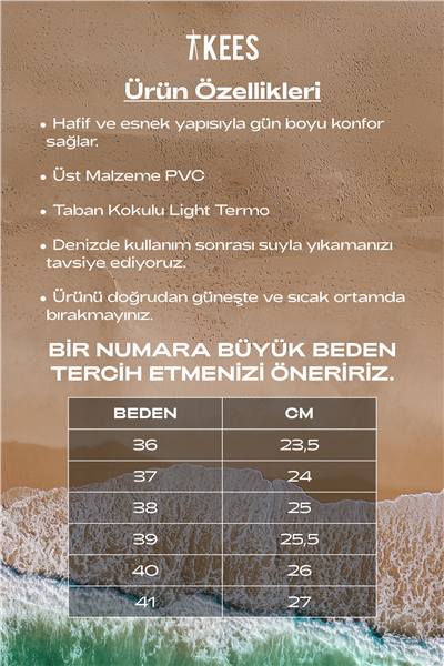 Tkees Kadın Plaj Terliği