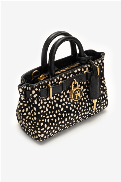 Tommy Hilfiger American Icon Micro Tote Deer Le Kadın Mini Omuz Çantası