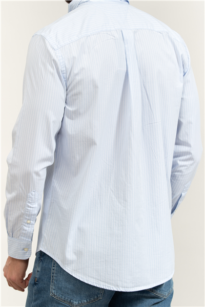 Tommy Hilfiger Core Hairline Poplin RF Shirt Erkek Gömlek