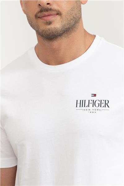Tommy Hilfiger Erkek Bisiklet Yaka T-Shirt