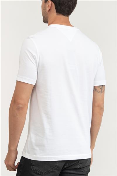 Tommy Hilfiger Erkek Bisiklet Yaka T-Shirt