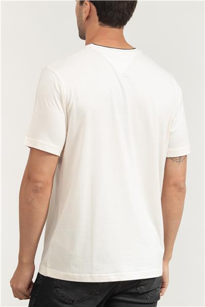 Tommy Hilfiger Erkek Bisiklet Yaka T-Shirt