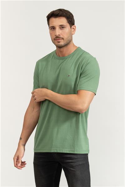 Tommy Hilfiger Erkek Bisiklet Yaka T-Shirt