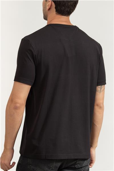 Tommy Hilfiger Erkek Bisiklet Yaka T-Shirt