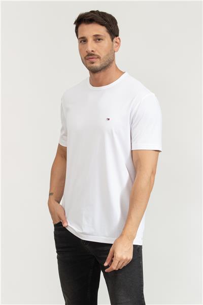 Tommy Hilfiger Erkek Bisiklet Yaka T-Shirt