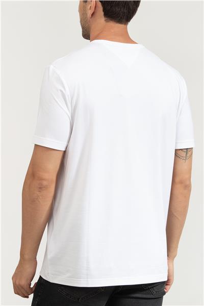 Tommy Hilfiger Erkek Bisiklet Yaka T-Shirt
