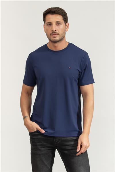 Tommy Hilfiger Erkek Bisiklet Yaka T-Shirt