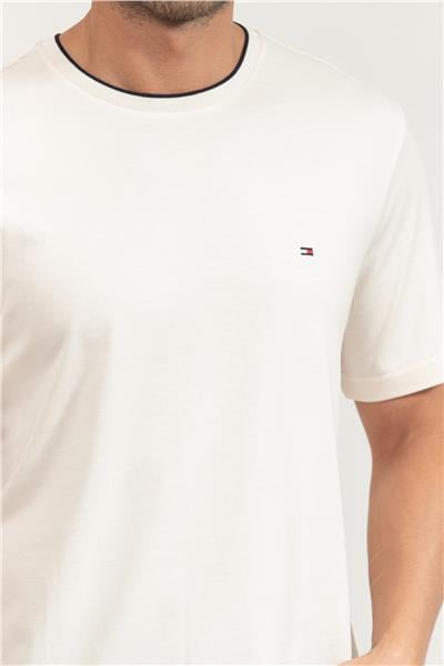 Tommy Hilfiger Erkek Bisiklet Yaka T-Shirt