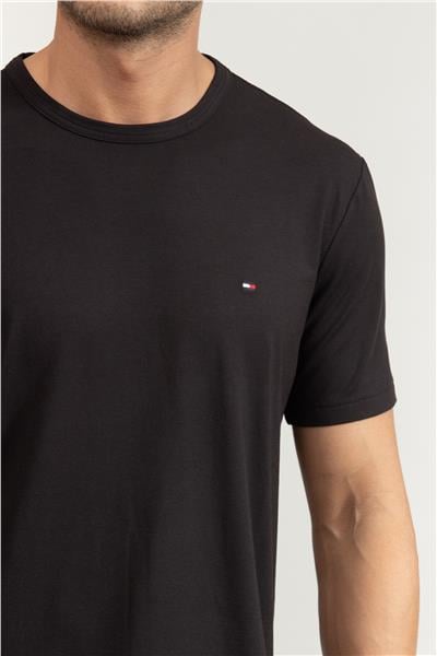 Tommy Hilfiger Erkek Bisiklet Yaka T-Shirt