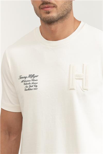 Tommy Hilfiger Erkek Bisiklet Yaka T-Shirt