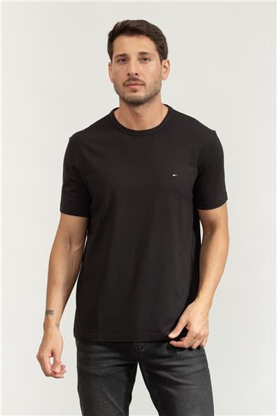 Tommy Hilfiger Erkek Bisiklet Yaka T-Shirt