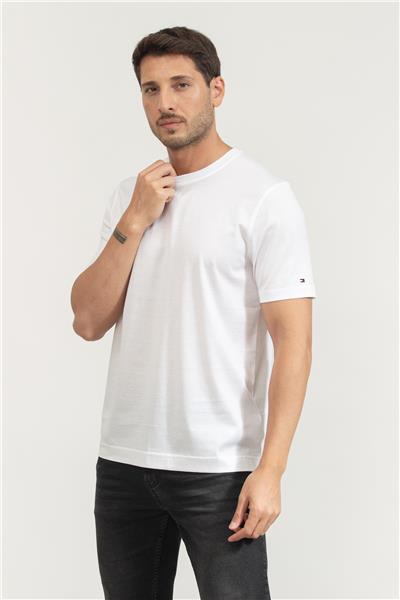 Tommy Hilfiger Erkek Bisiklet Yaka T-Shirt