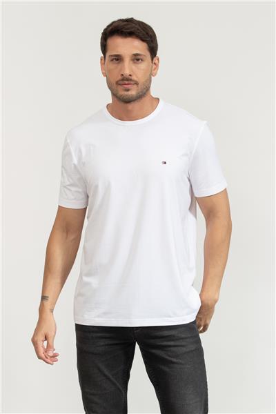 Tommy Hilfiger Erkek Bisiklet Yaka T-Shirt