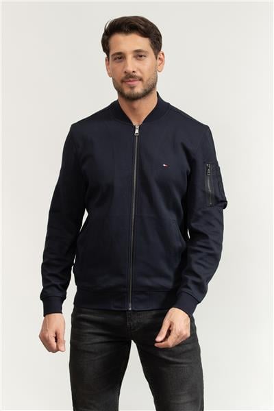 Tommy Hilfiger Erkek Fermuarlı Sweatshirt