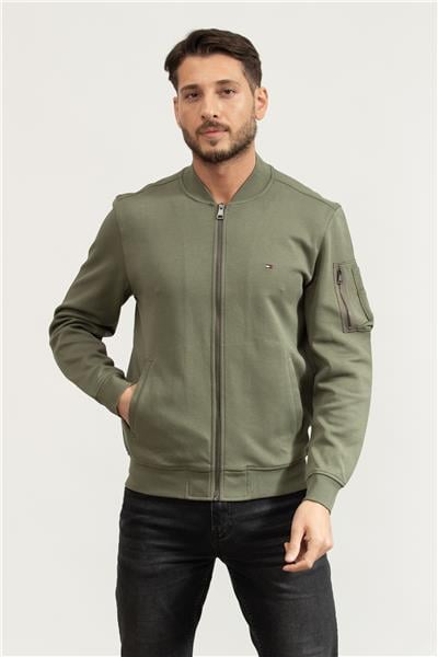 Tommy Hilfiger Erkek Fermuarlı Sweatshirt