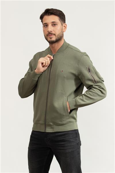 Tommy Hilfiger Erkek Fermuarlı Sweatshirt