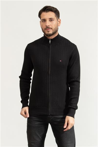 Tommy Hilfiger Erkek Hırka Siyah