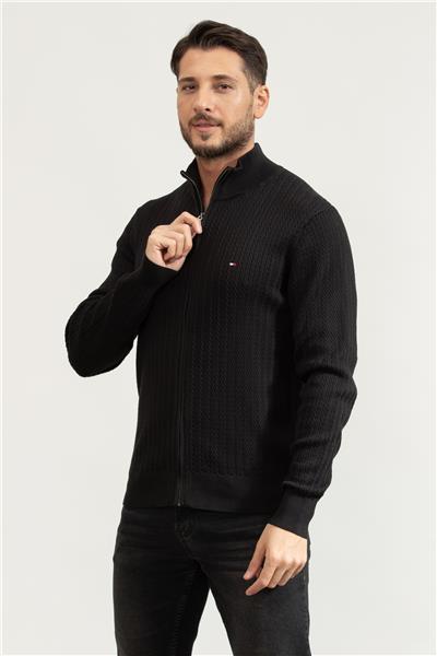Tommy Hilfiger Erkek Hırka Siyah