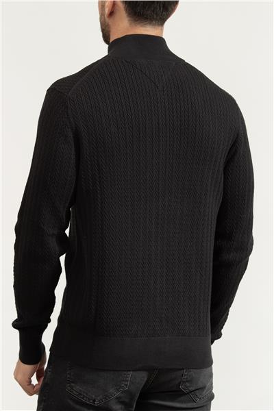 Tommy Hilfiger Erkek Hırka Siyah