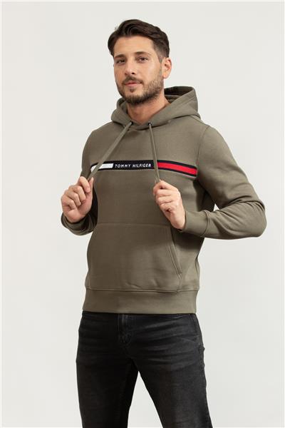 Tommy Hilfiger Erkek Kapüşonlu Sweatshirt