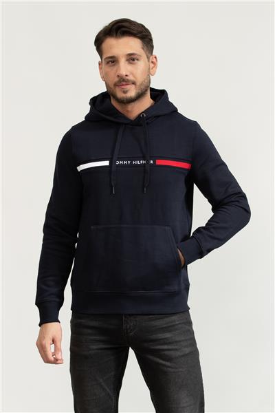 Tommy Hilfiger Erkek Kapüşonlu Sweatshirt