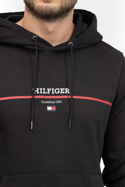 Tommy Hilfiger Erkek Kapüşonlu Sweatshirt