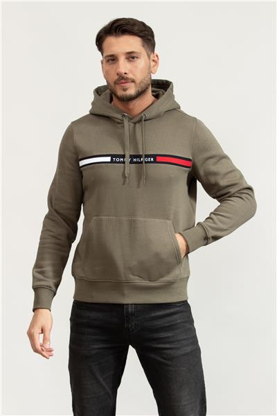 Tommy Hilfiger Erkek Kapüşonlu Sweatshirt