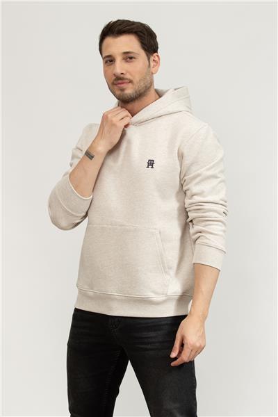 Tommy Hilfiger Erkek Kapüşonlu Sweatshirt