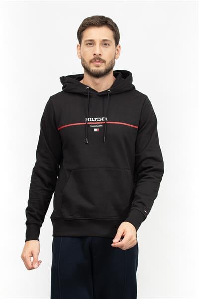 Tommy Hilfiger Erkek Kapüşonlu Sweatshirt