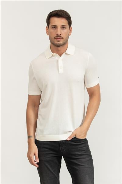 Tommy Hilfiger Erkek Polo Yaka T-Shirt Sarı